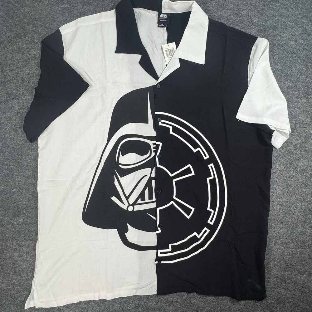 NEW Star Wars Icon Shirt 2XL Women Button Up Her Universe Dart Vader NWT